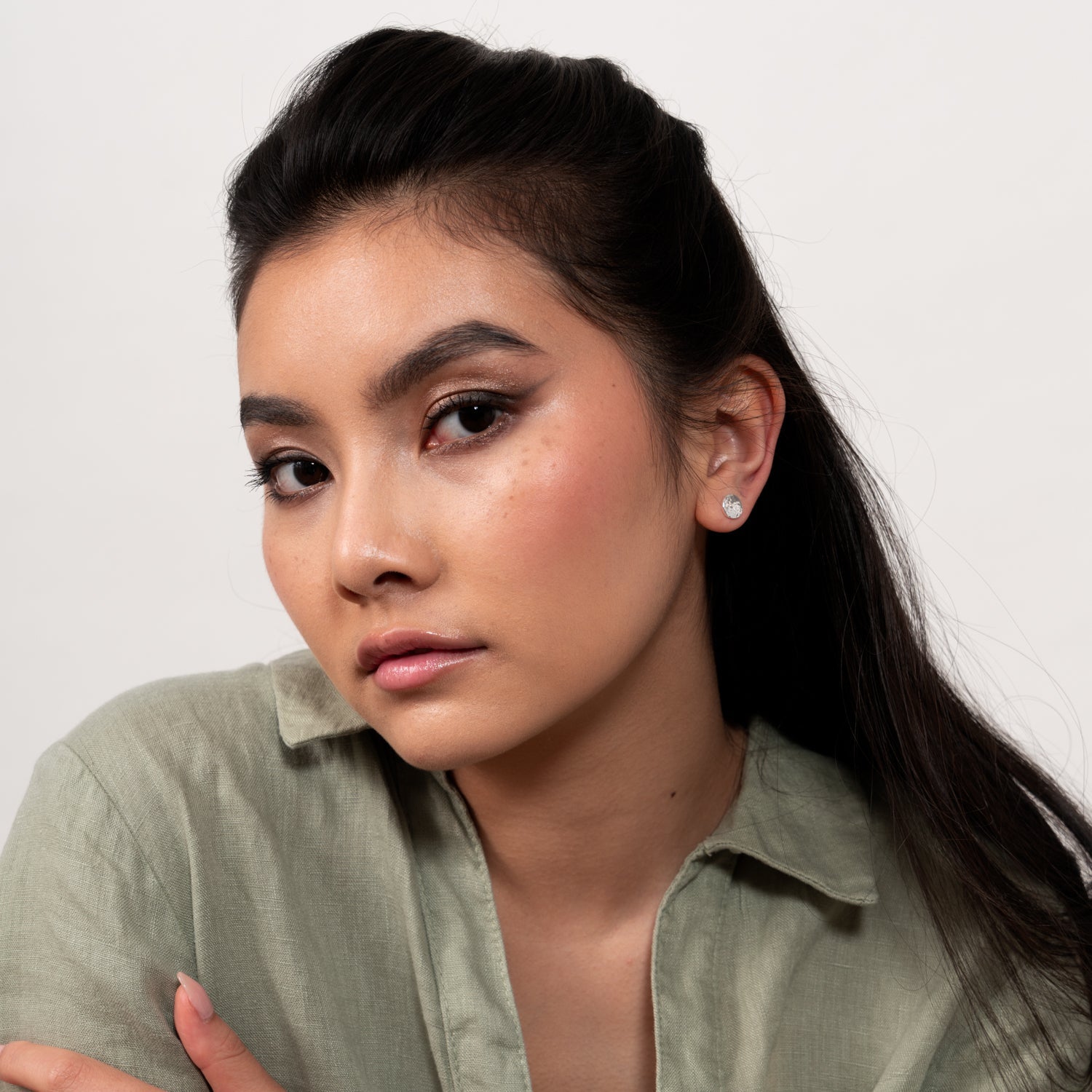 Small Round Domed Disc Nomad Studs