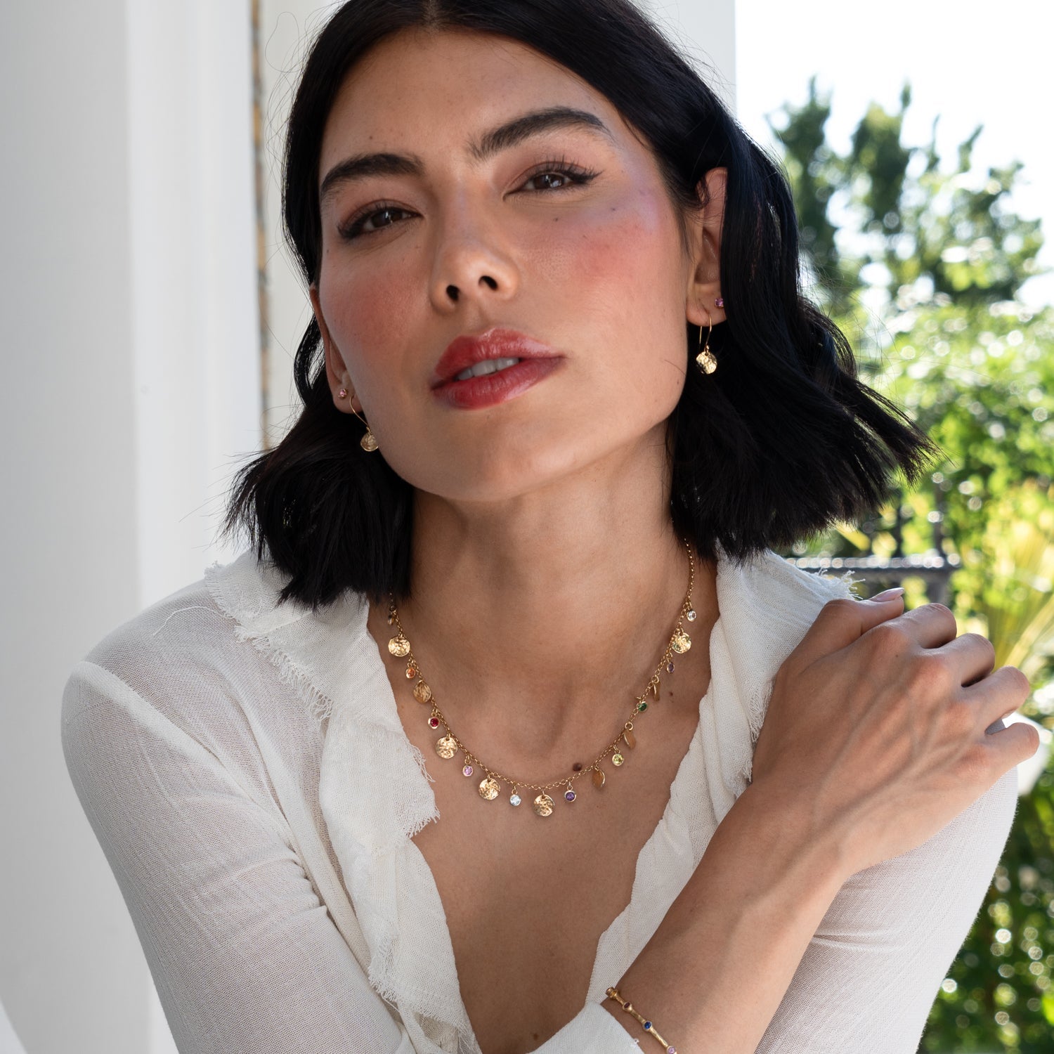 10mm Disc Nomad Earrings