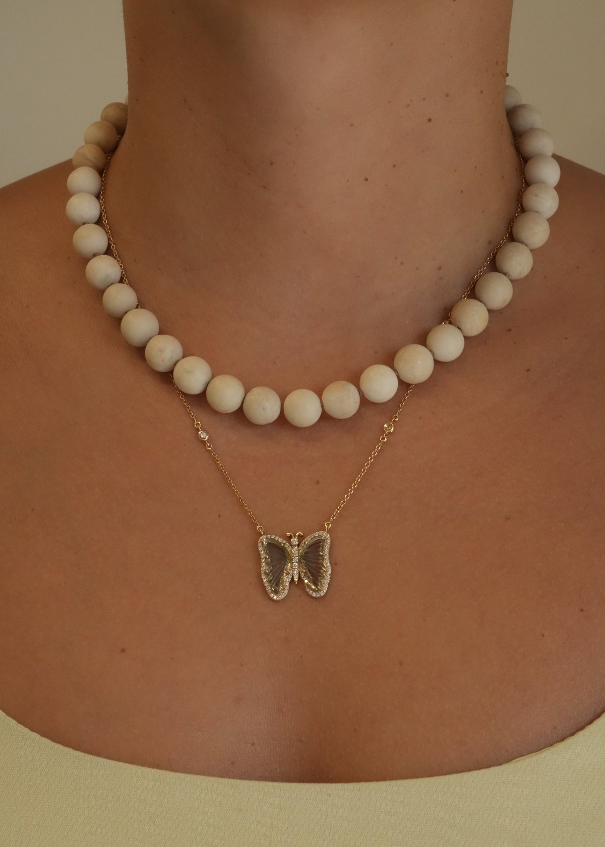 Jasper Beaded Necklace