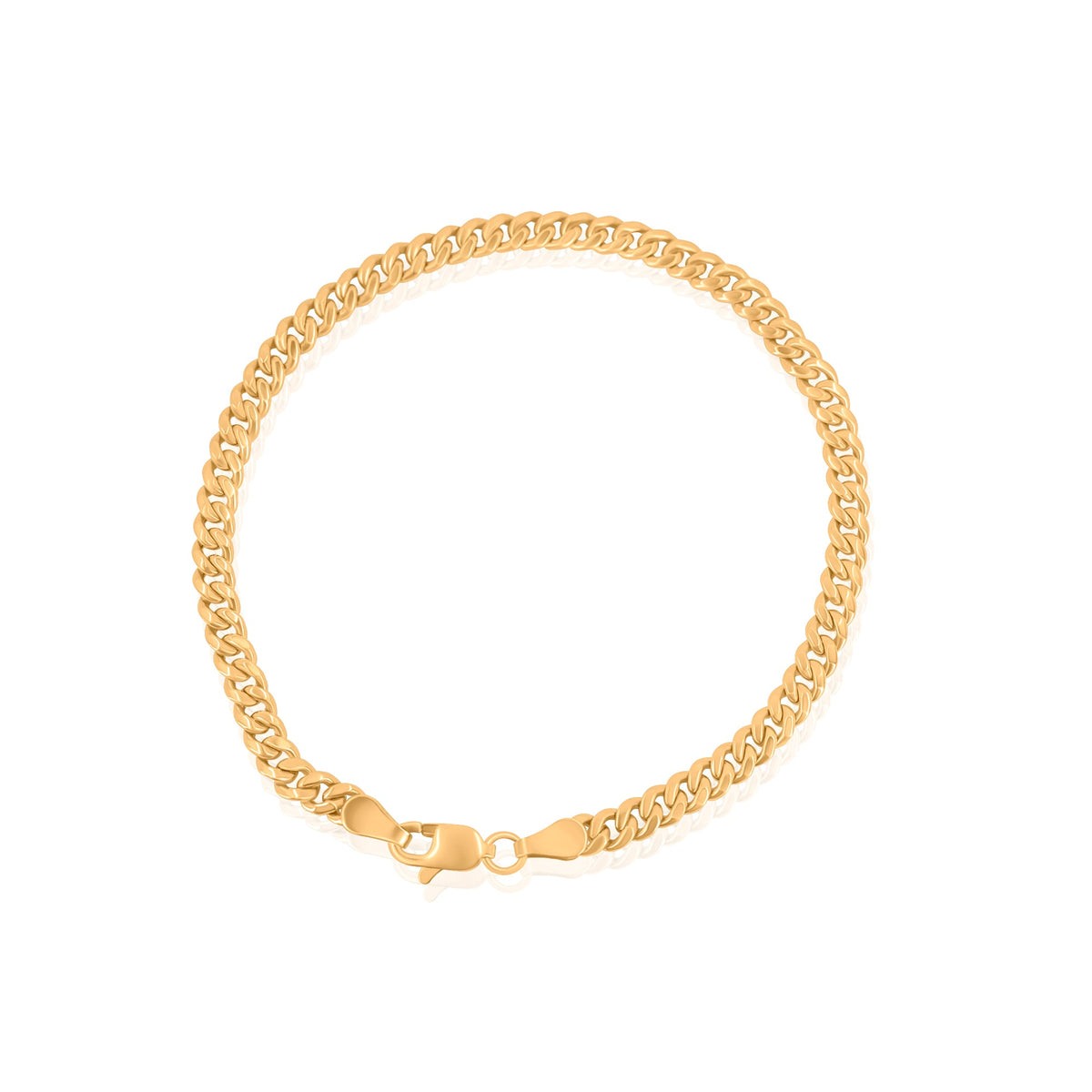 Gold Dainty Cuban Link Bracelet