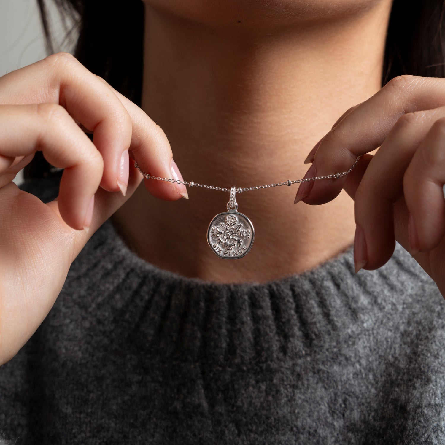 Lucky Sixpence Necklace