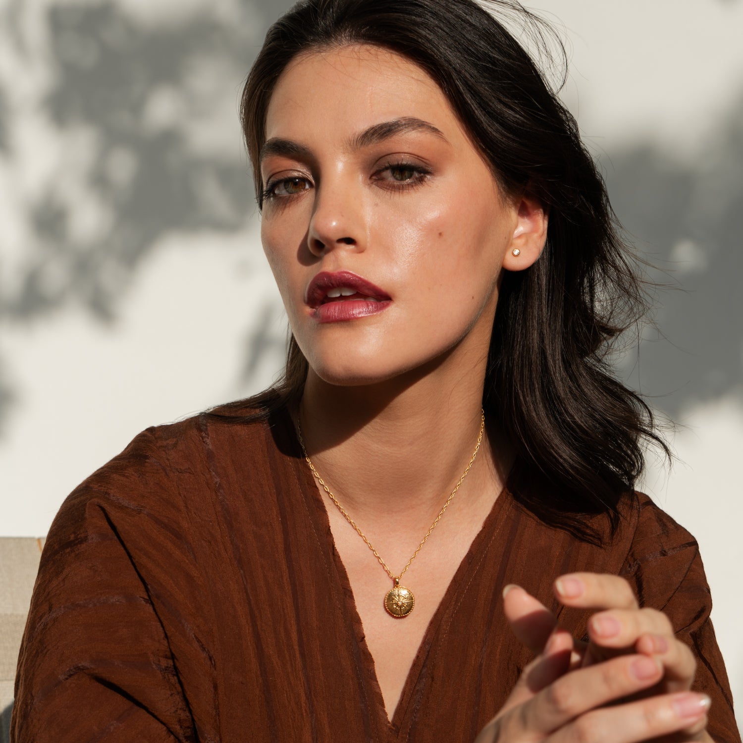 3mm White Sapphire Dewdrop Studs