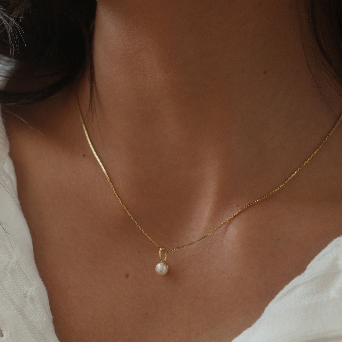 BIRTHSTONE CHARM NECKLACE