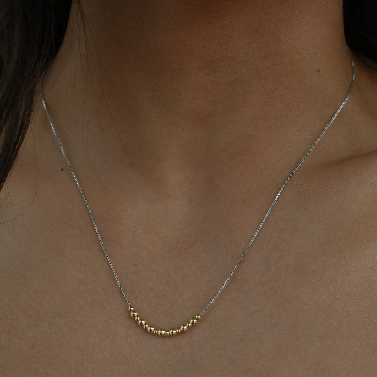 ADDISON MIXED METAL NECKLACE