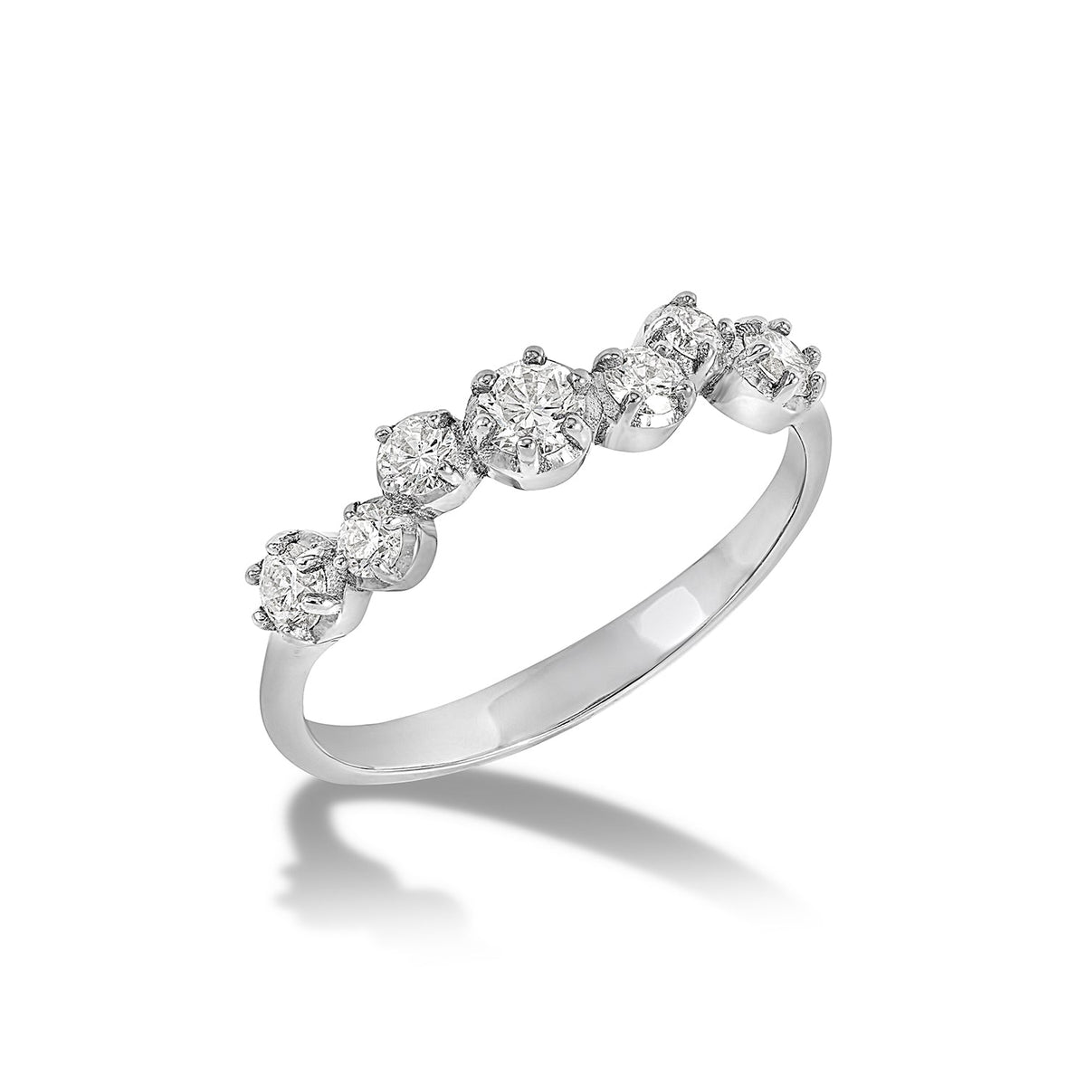 18k Gold Diamond Stargazer Ring - 0.46ct