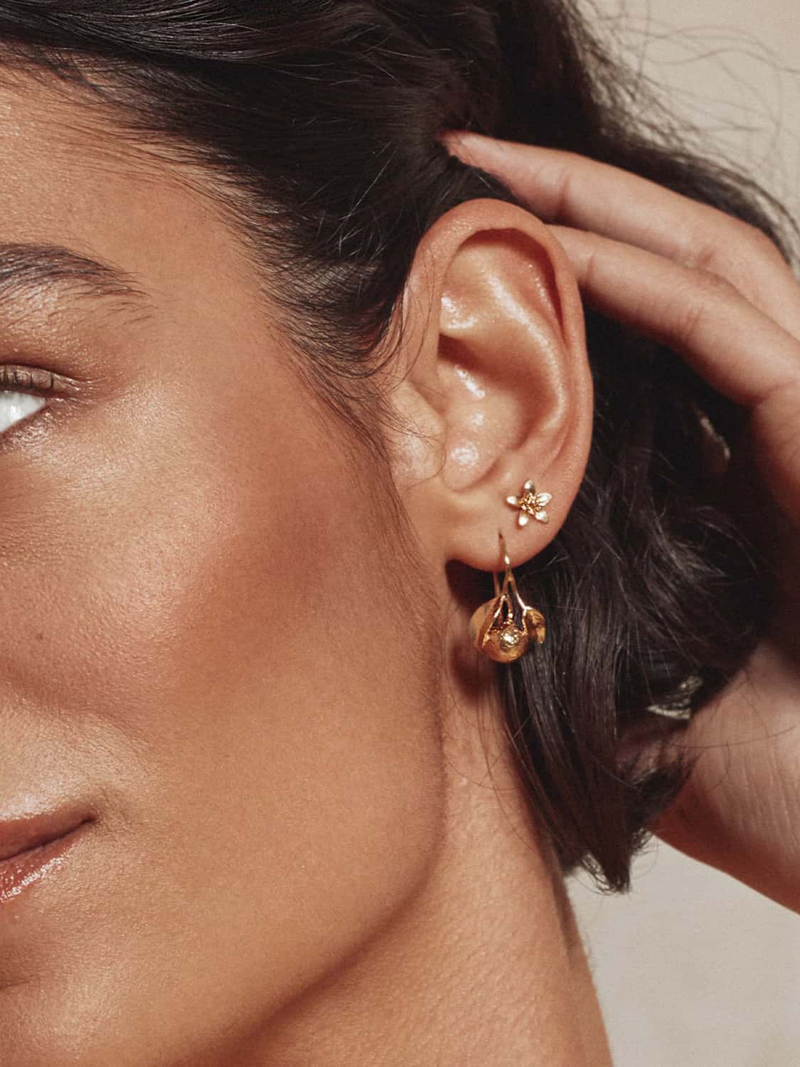 Lemon Blossom Single Stud Earring