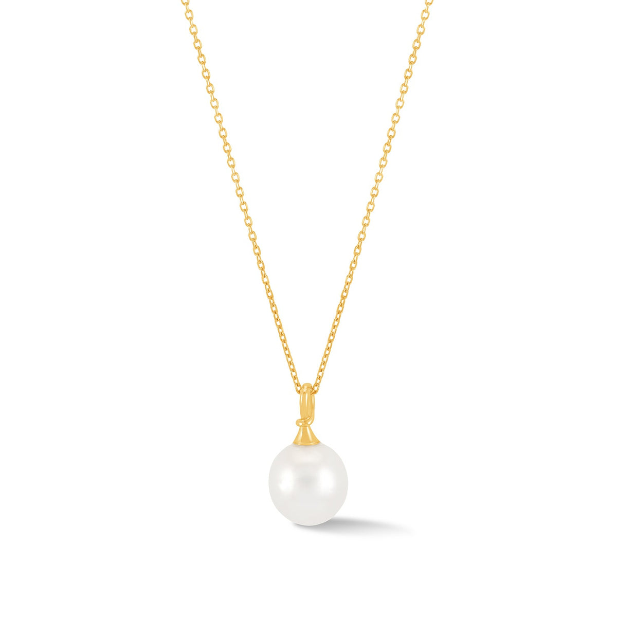 9k Gold & South Sea Pearl Waterfall Pendant