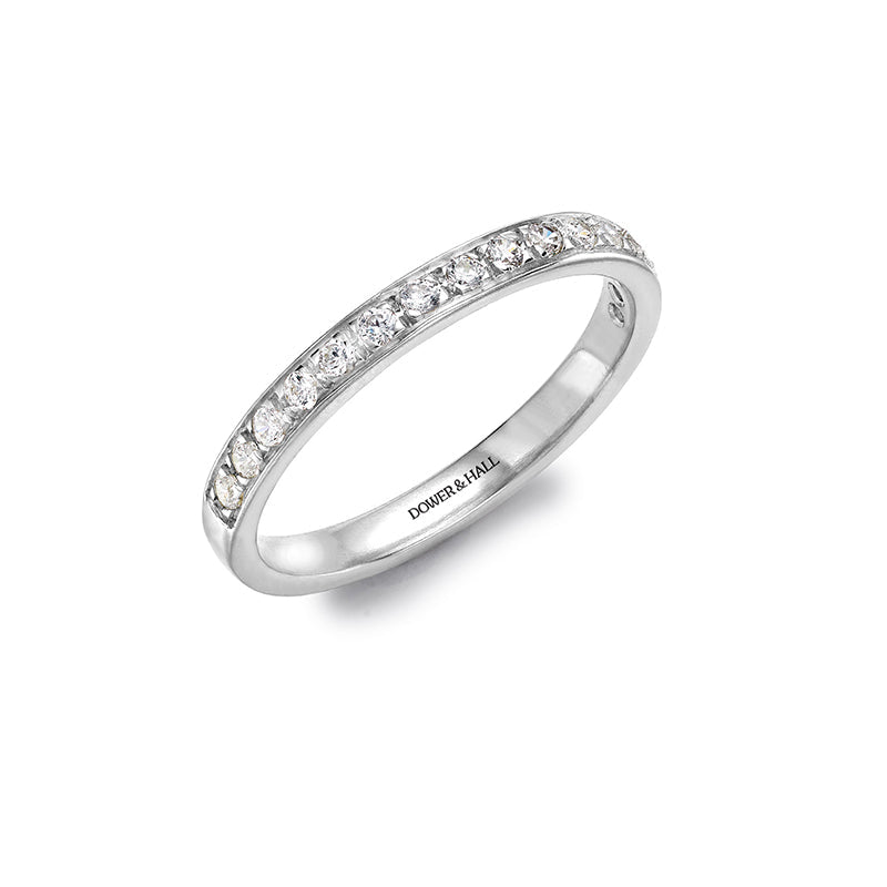 18k Exquisite 2.5mm Eternity Band Ring