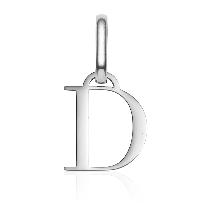 Letter Pendant (Silver)