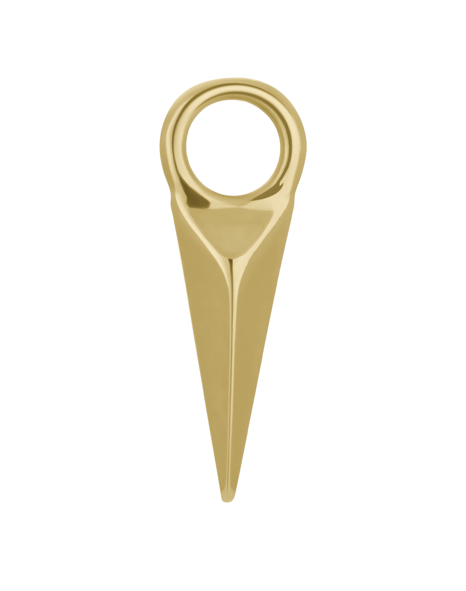 Pyramid Hoop Charm