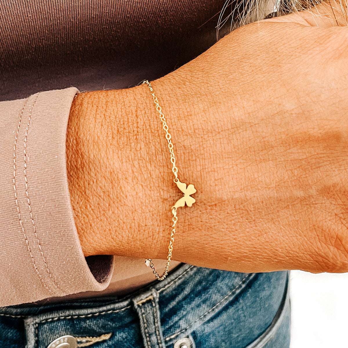 Dainty Butterfly Bracelet
