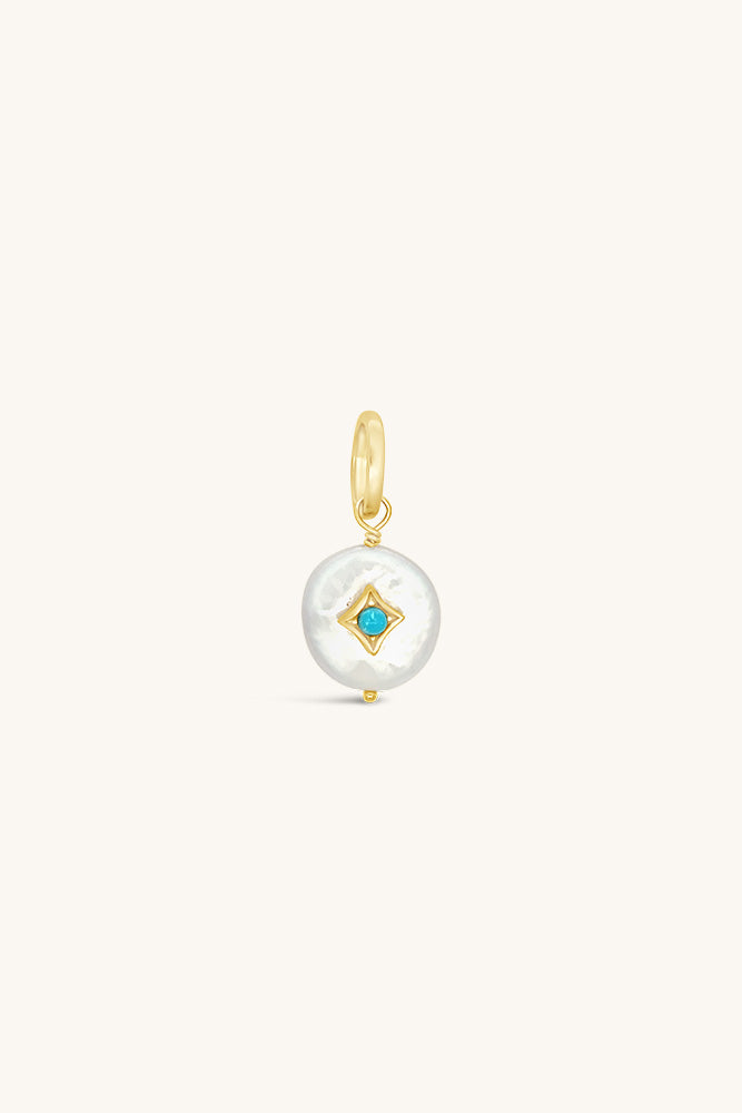 14K Daisy Pendant