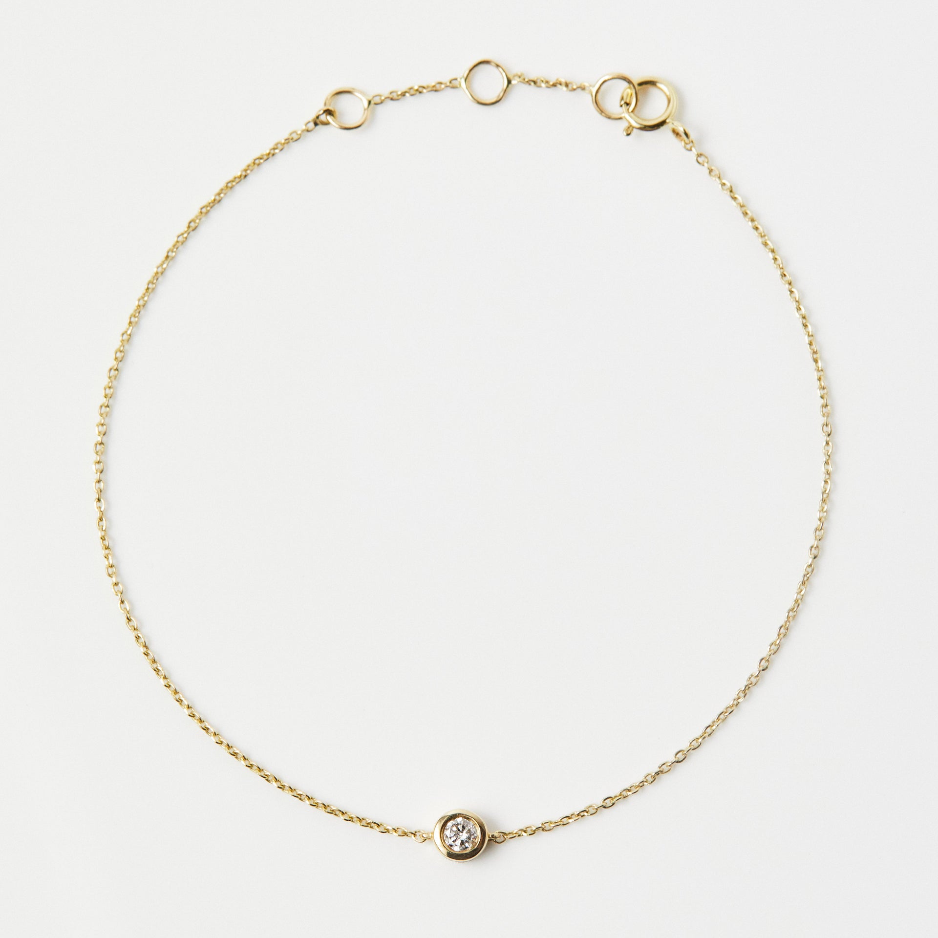 Diamond Solitaire Bracelet