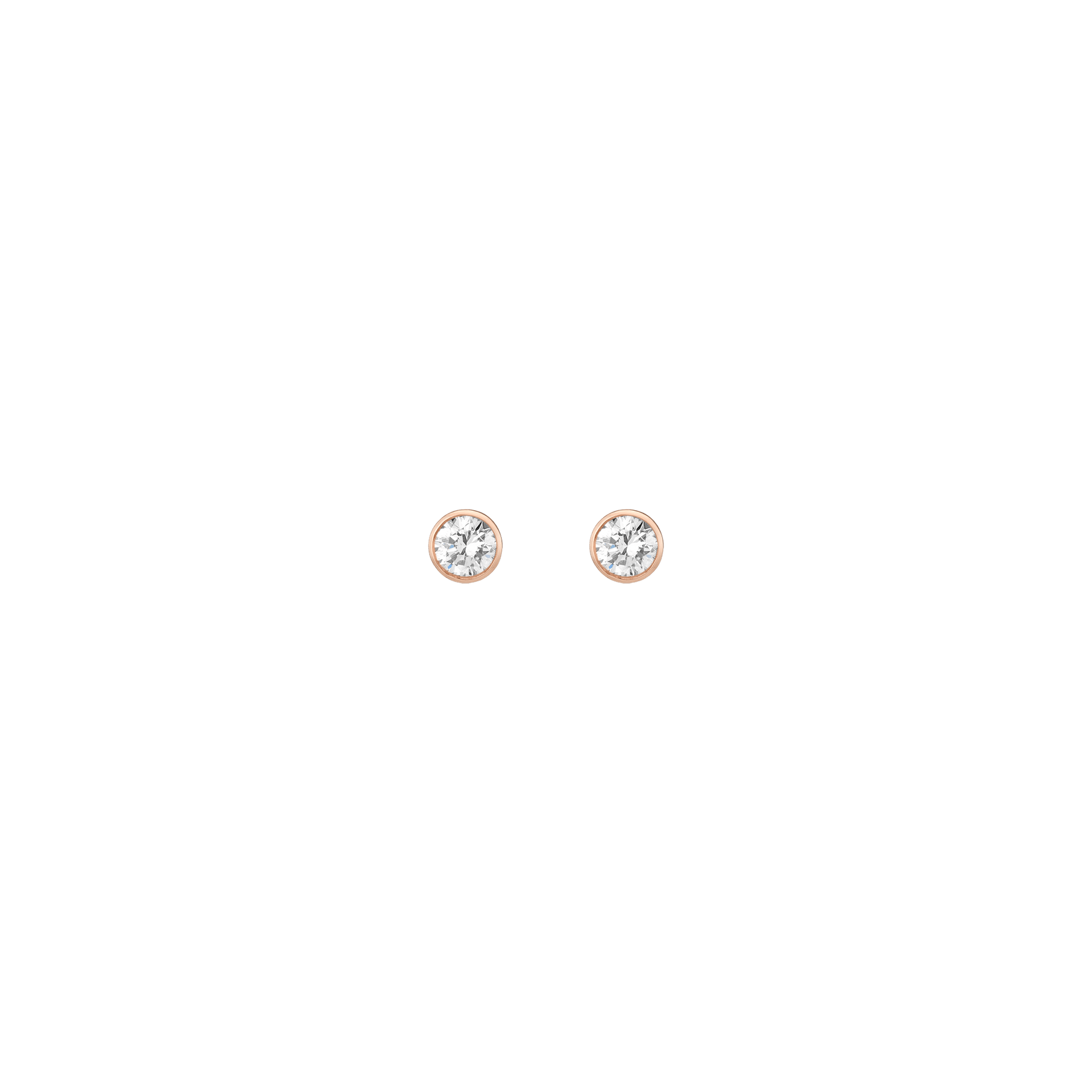 XXL Lab Grown Diamond Bezel Studs