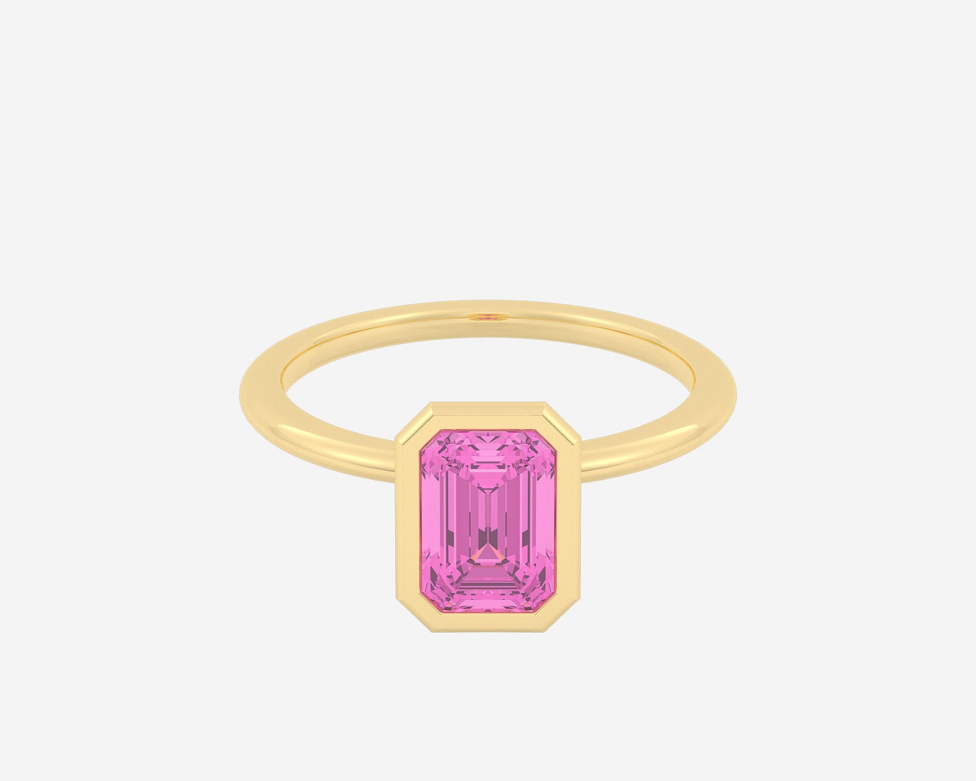 The Gem Bezel Solitaire — Emerald