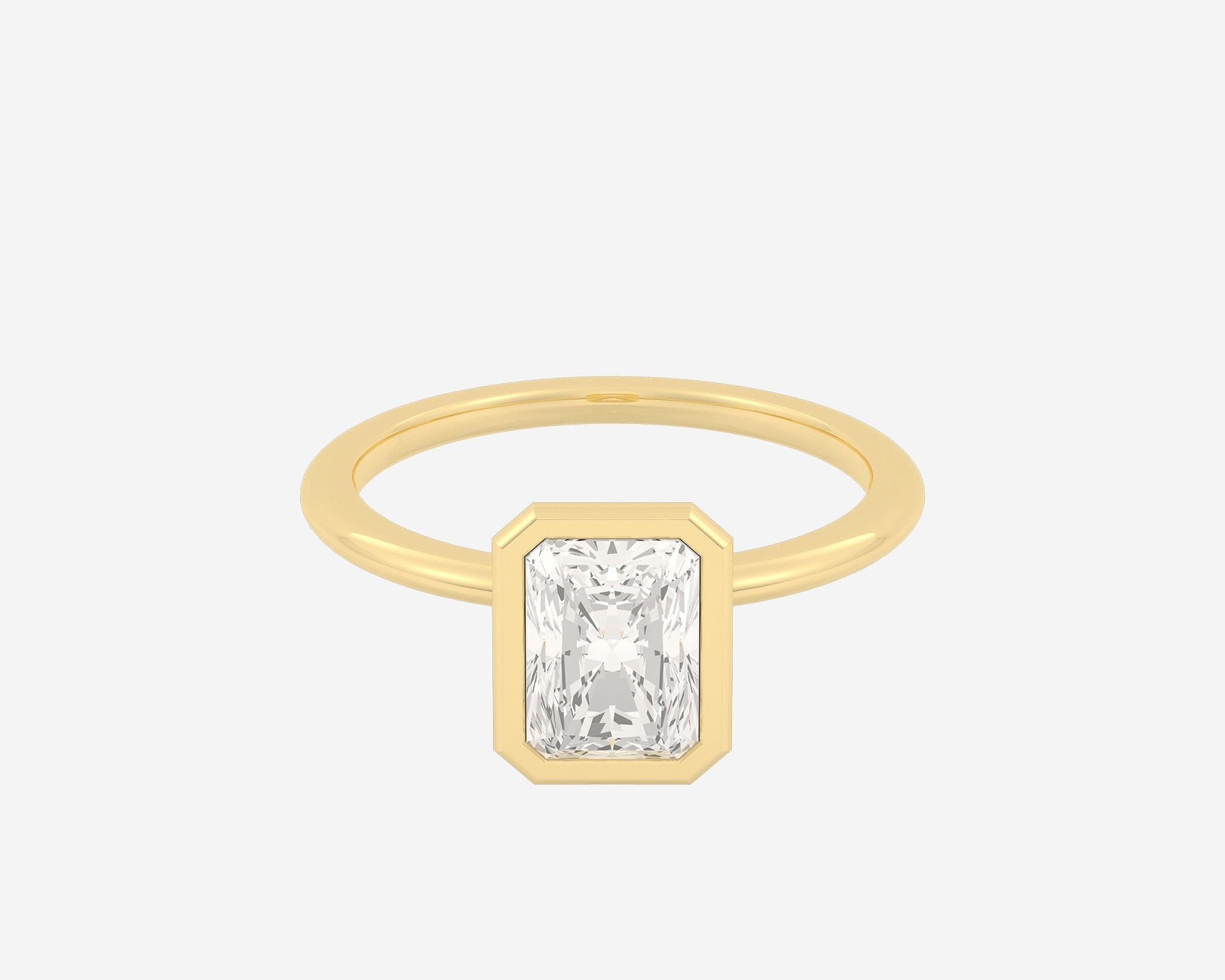 The Domed Bezel Solitaire — Radiant