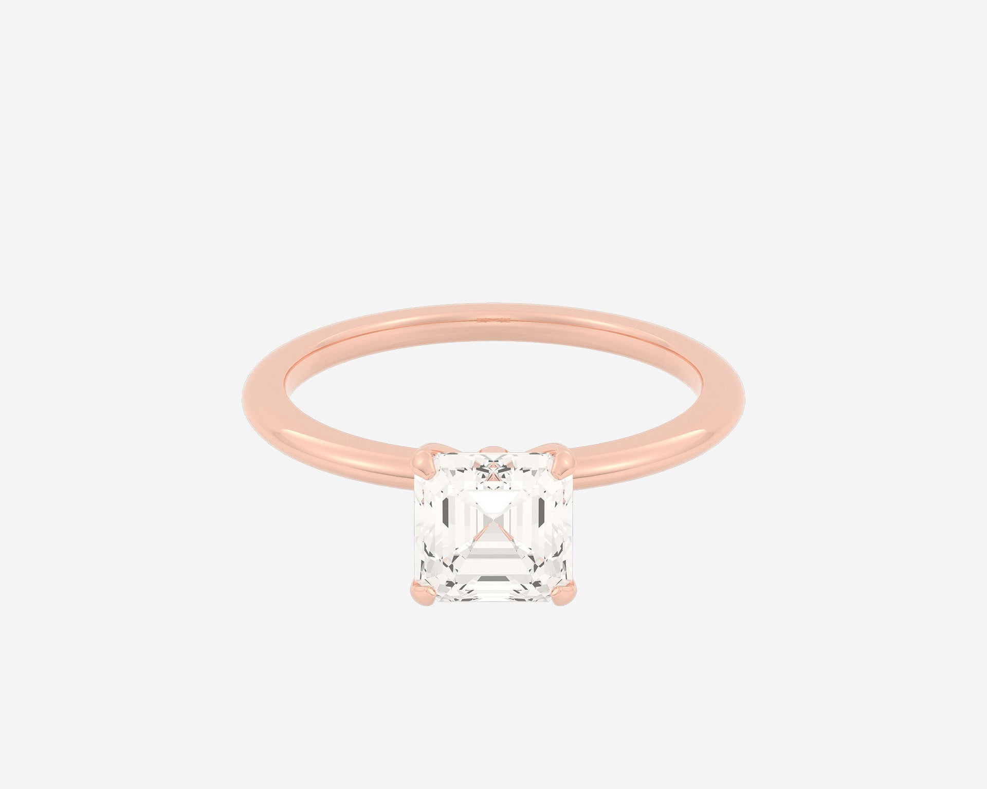 The Domed Solitaire — Asscher