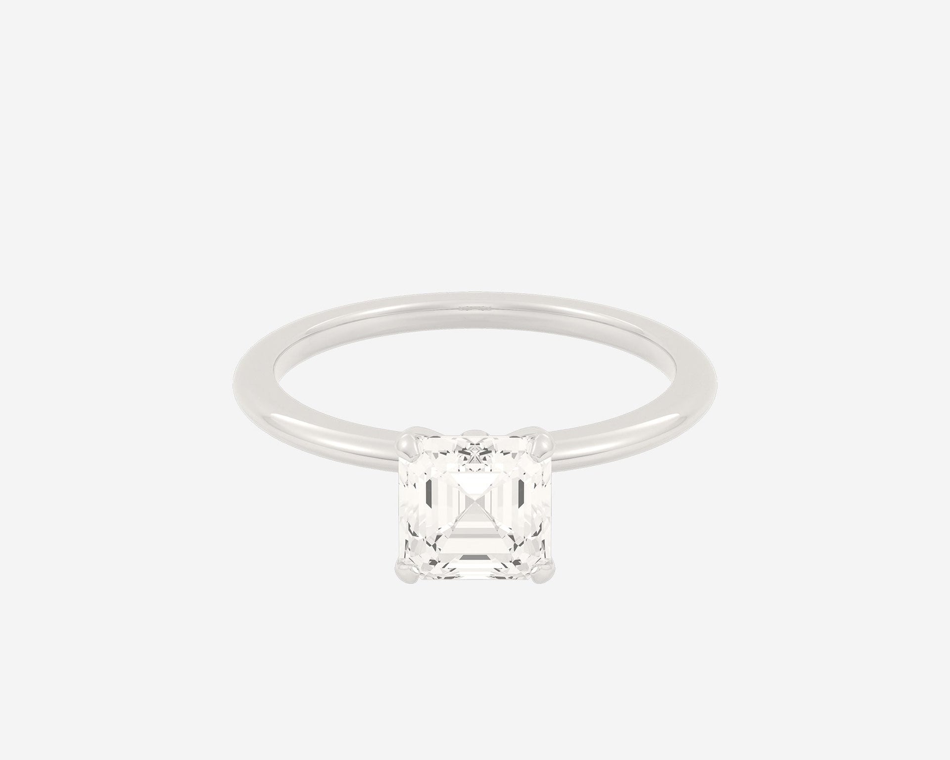 The Domed Solitaire — Asscher