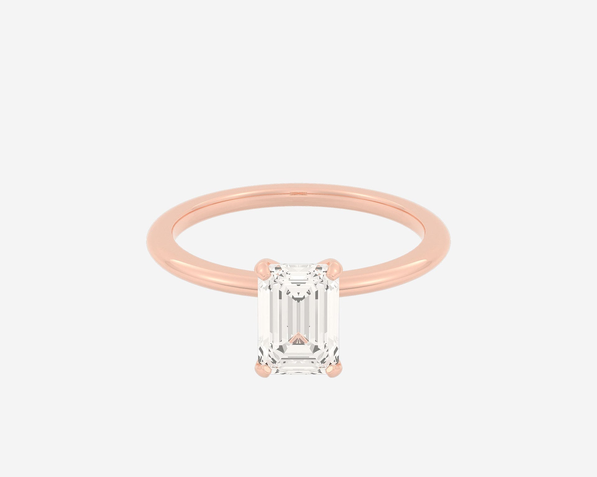 The Domed Solitaire — Emerald