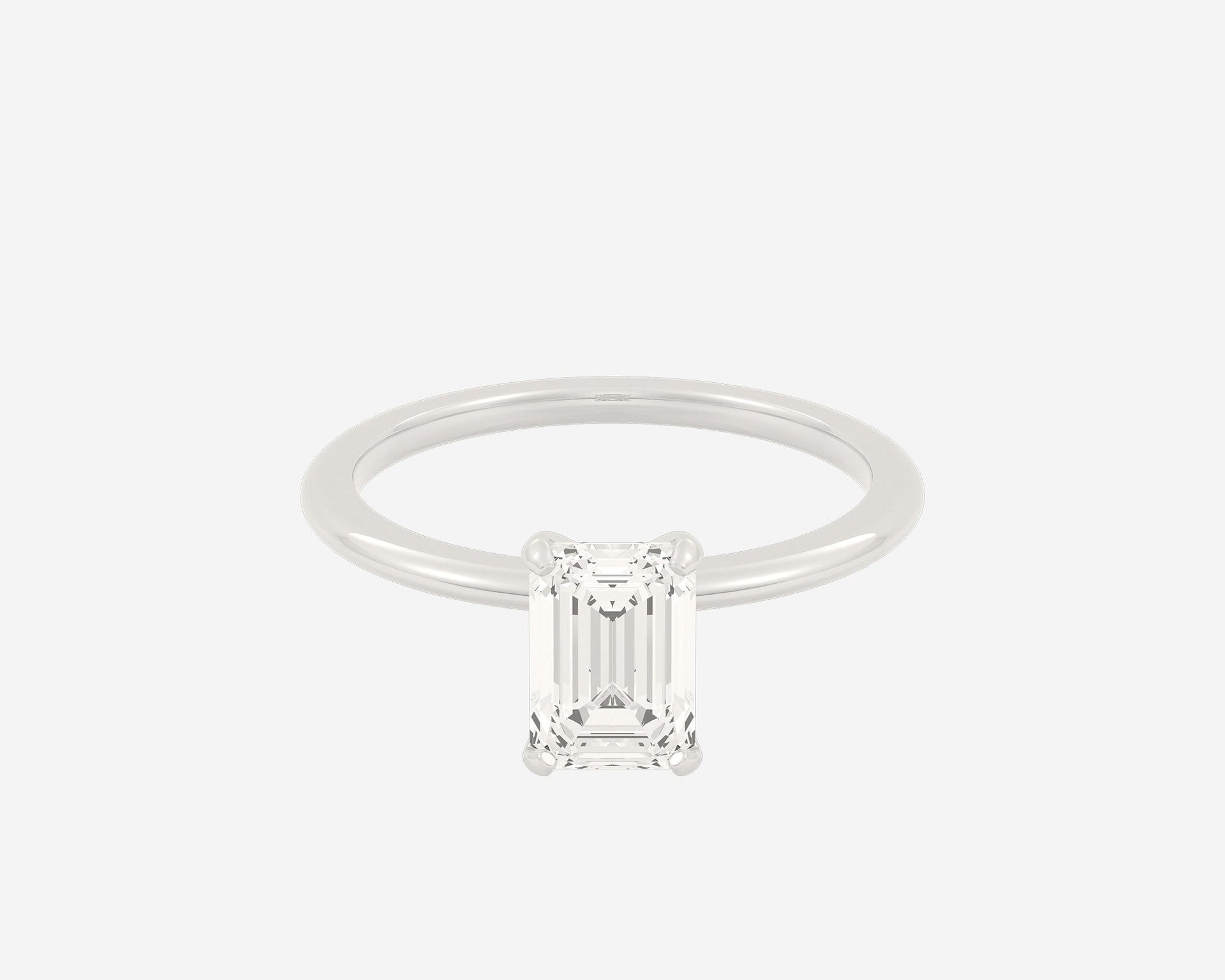 The Domed Solitaire — Emerald