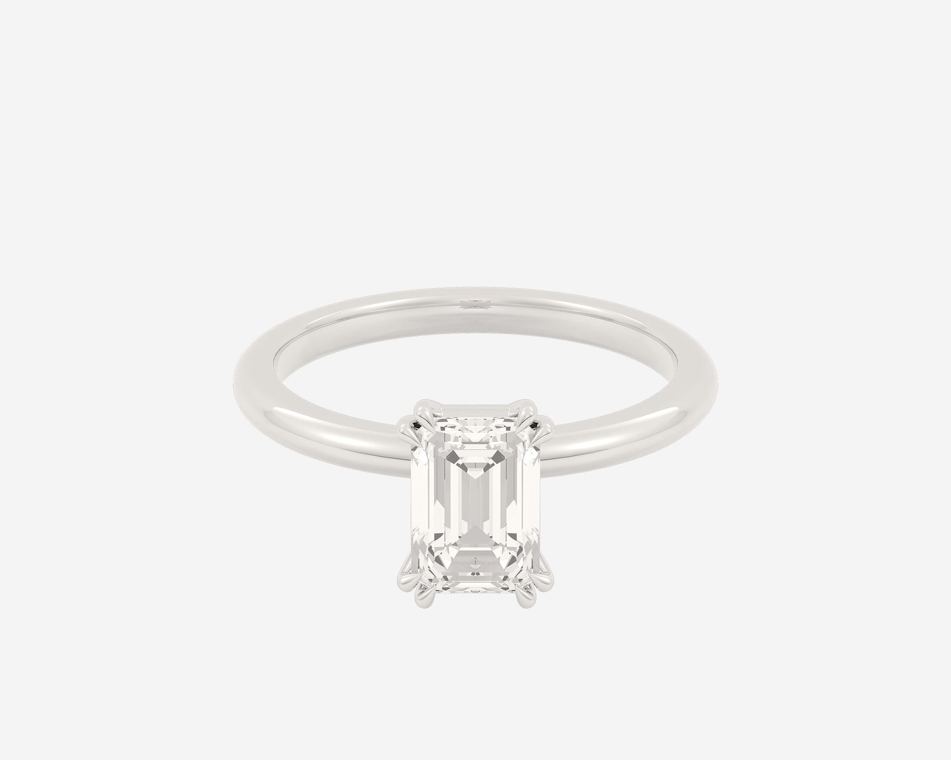 The Double Claw Solitaire — Emerald