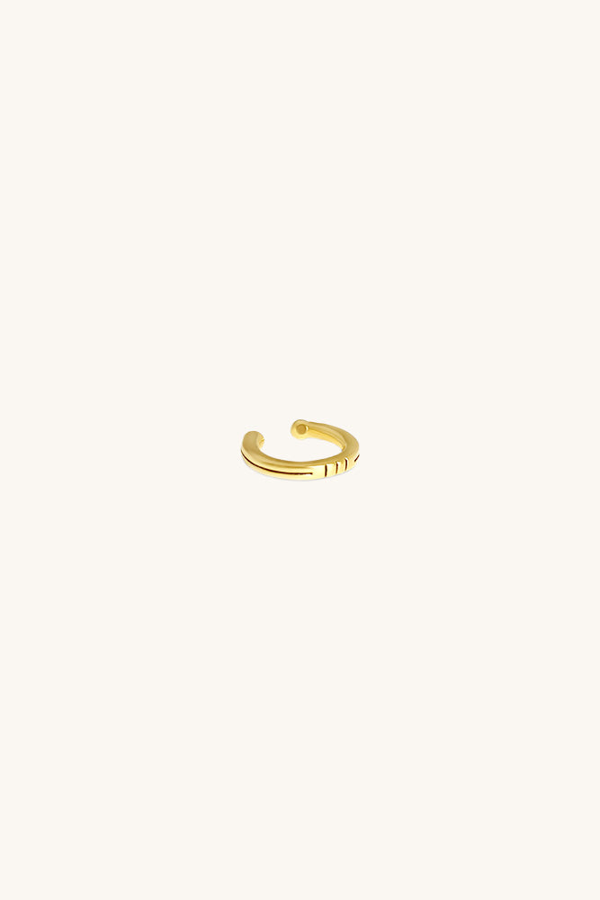 Double Down Ear Cuff - Gold