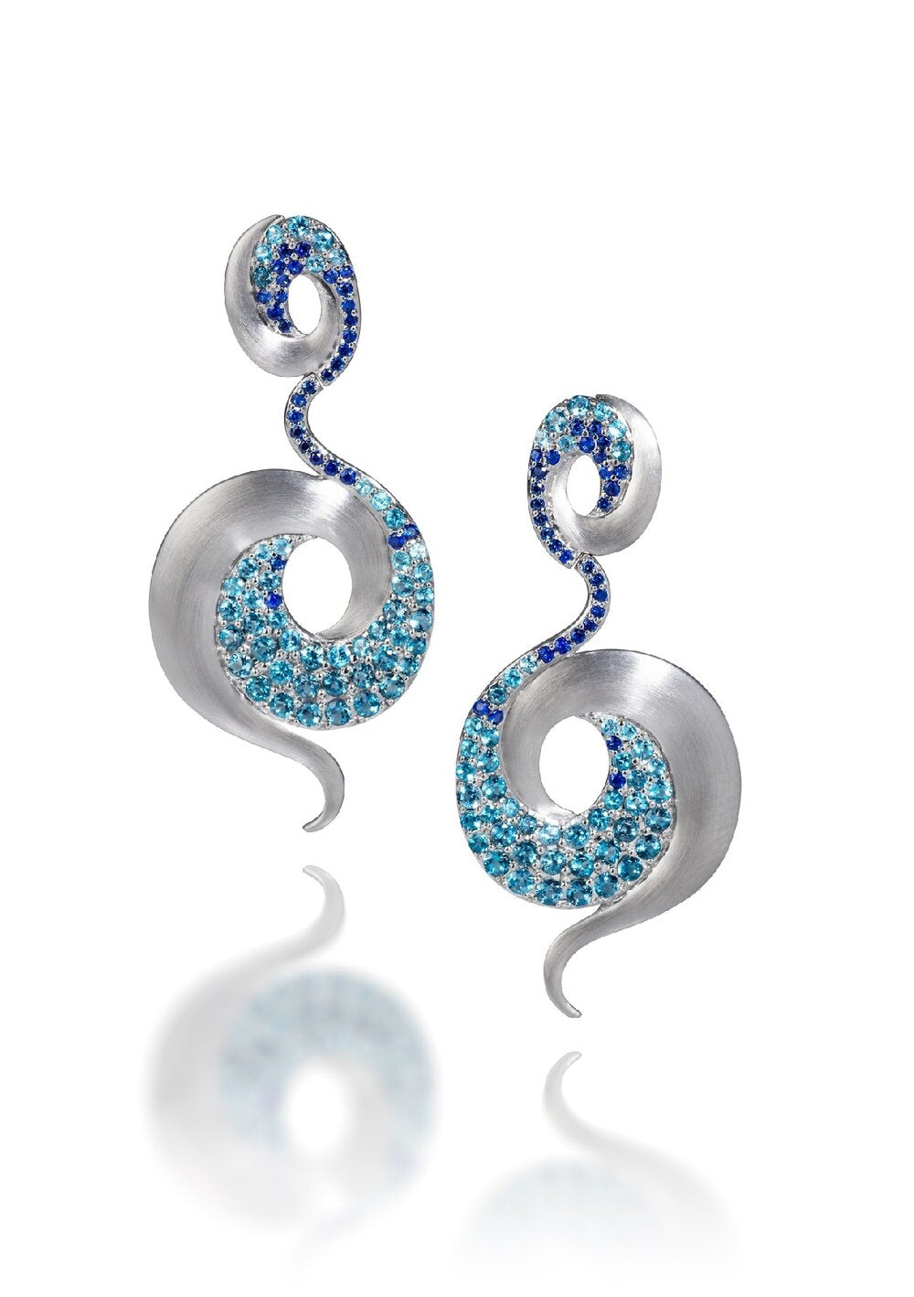 Nebula Double Galaxy Earrings