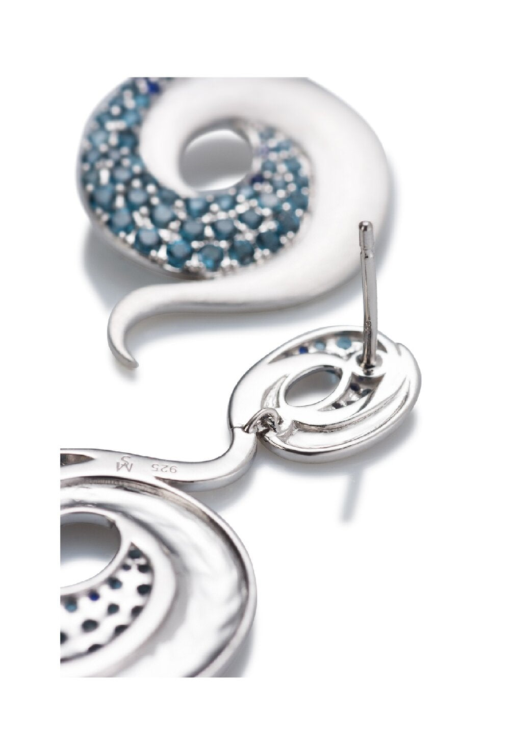 Nebula Double Galaxy Earrings