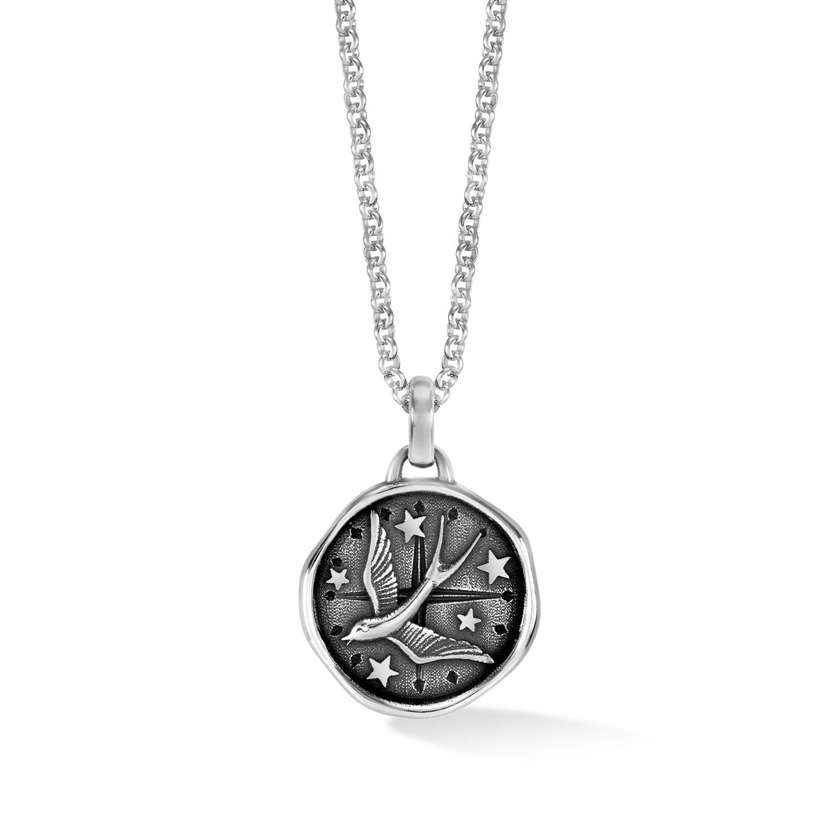Flying Swallow Talisman Necklace