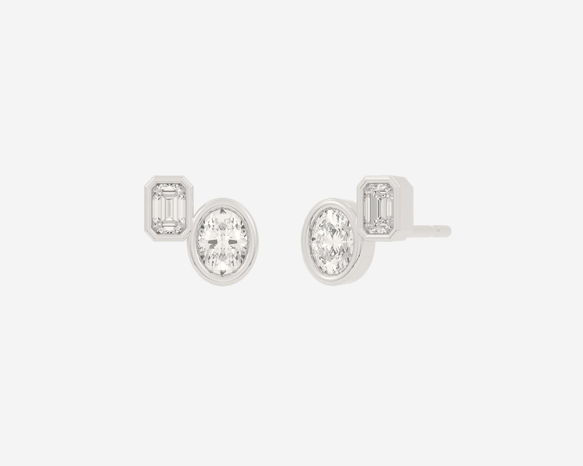 The Duo Bezel Studs