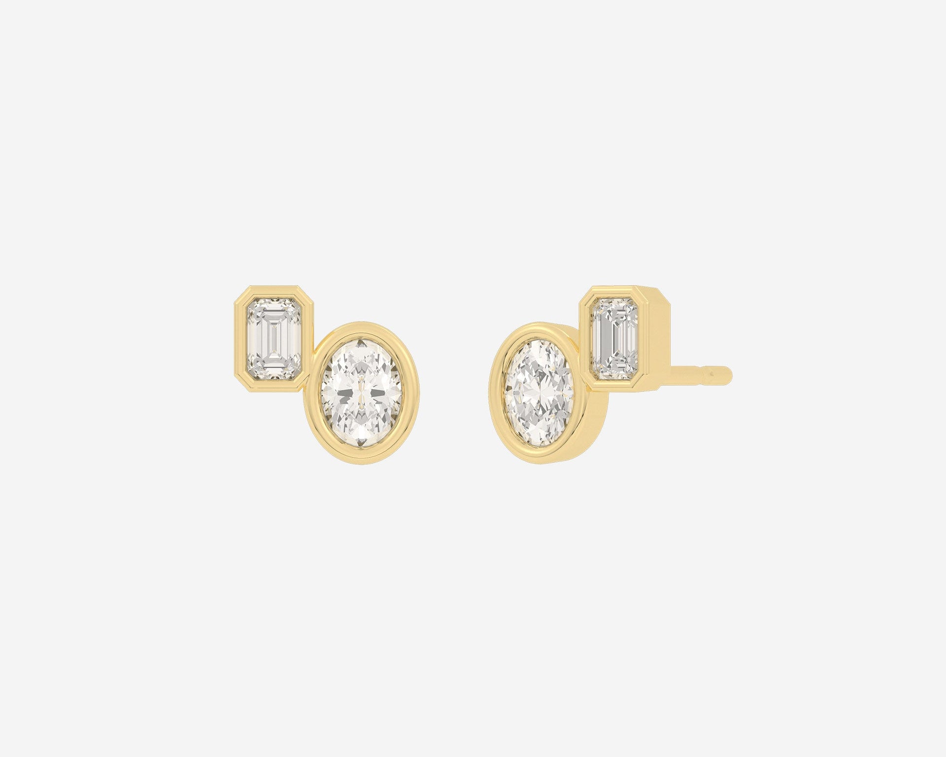 The Duo Bezel Studs