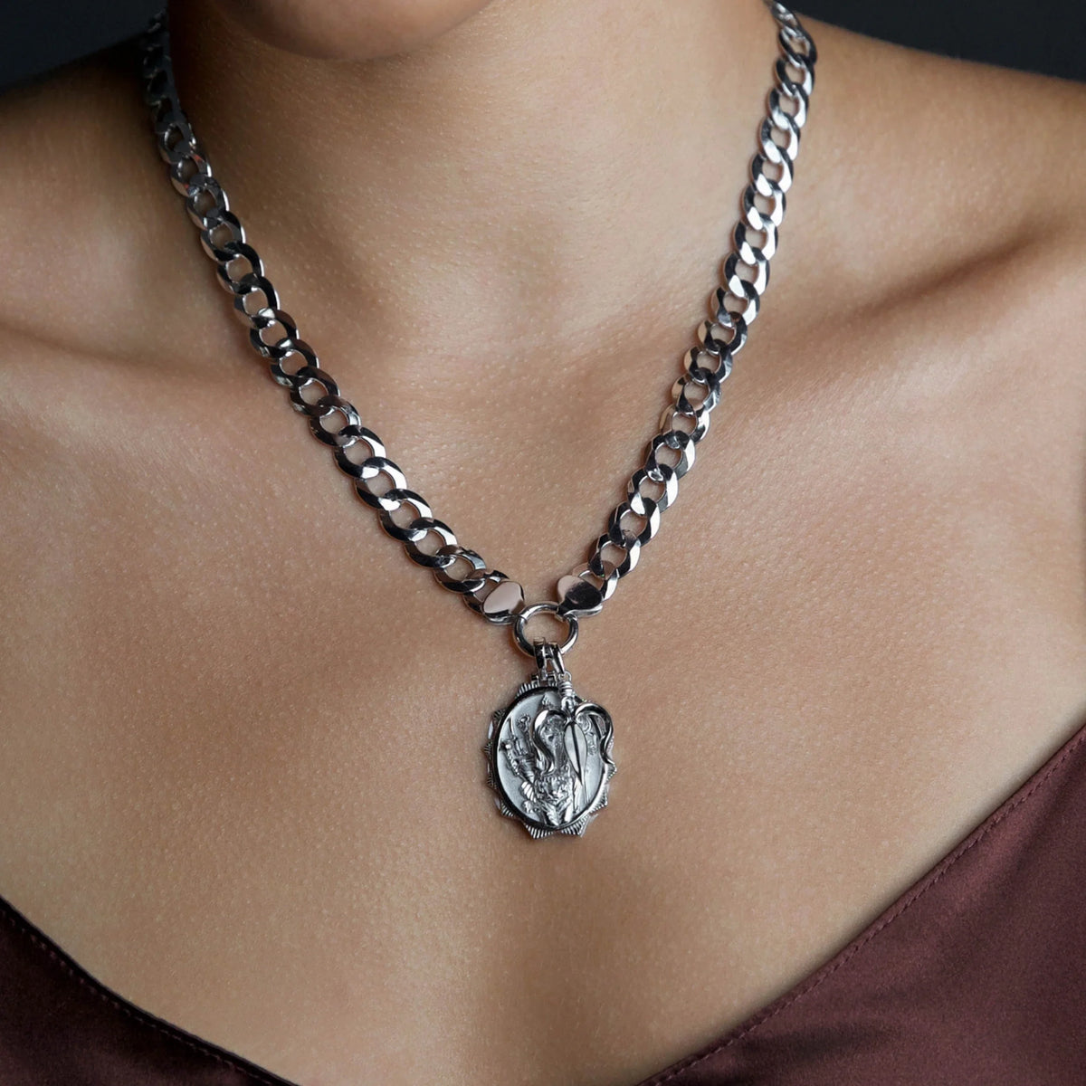 Archive Durga's Battle Charm Necklace