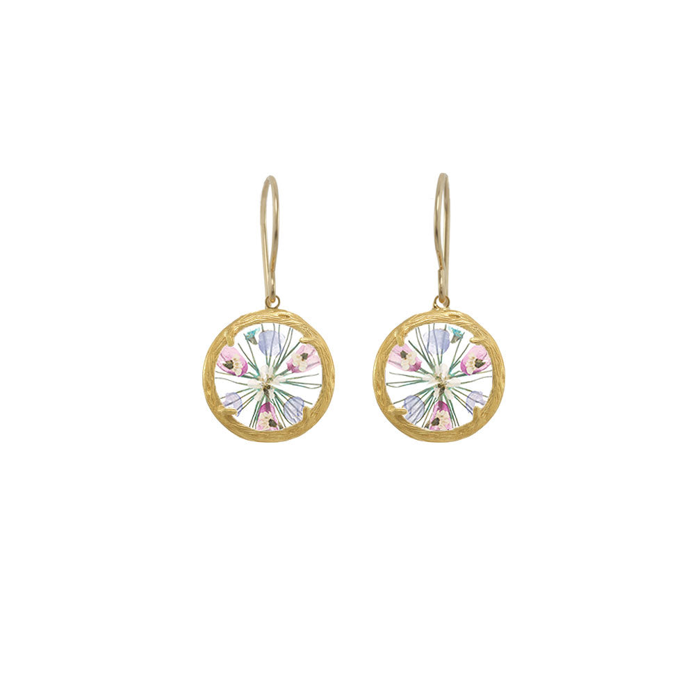 Mini Mandala Earrings