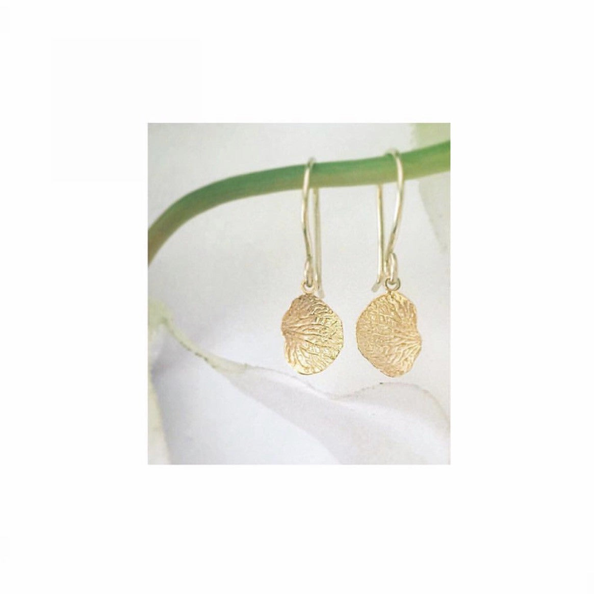 Large Vertical Petal Earrings