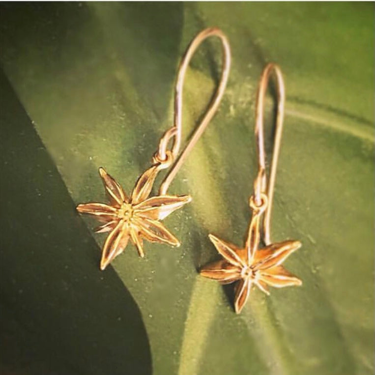 Mini Star Anise Earrings