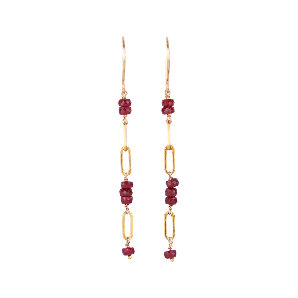 Makiki Long Chain Earrings