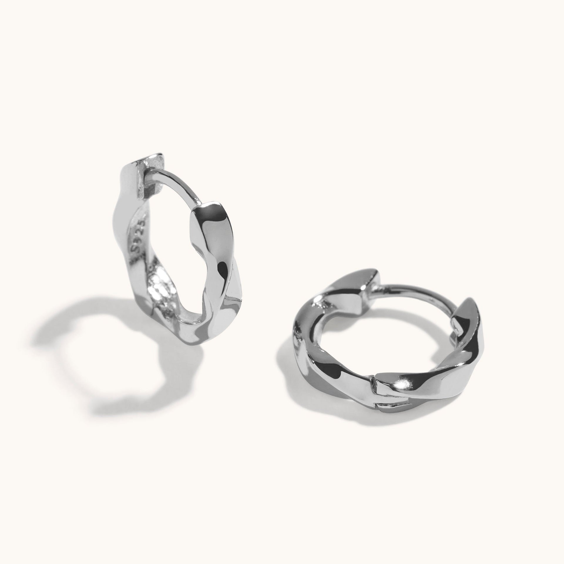 Mini Karma Hoops Silver