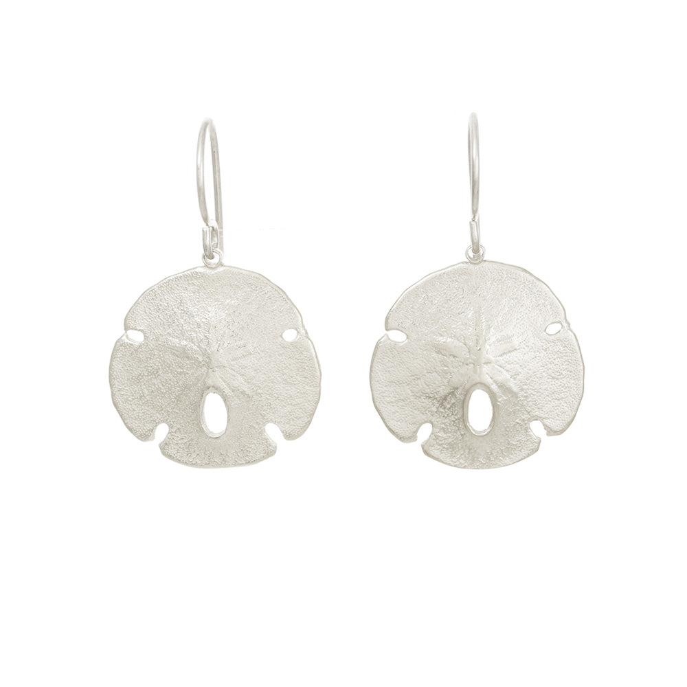 Large Sand Dollar Earrings