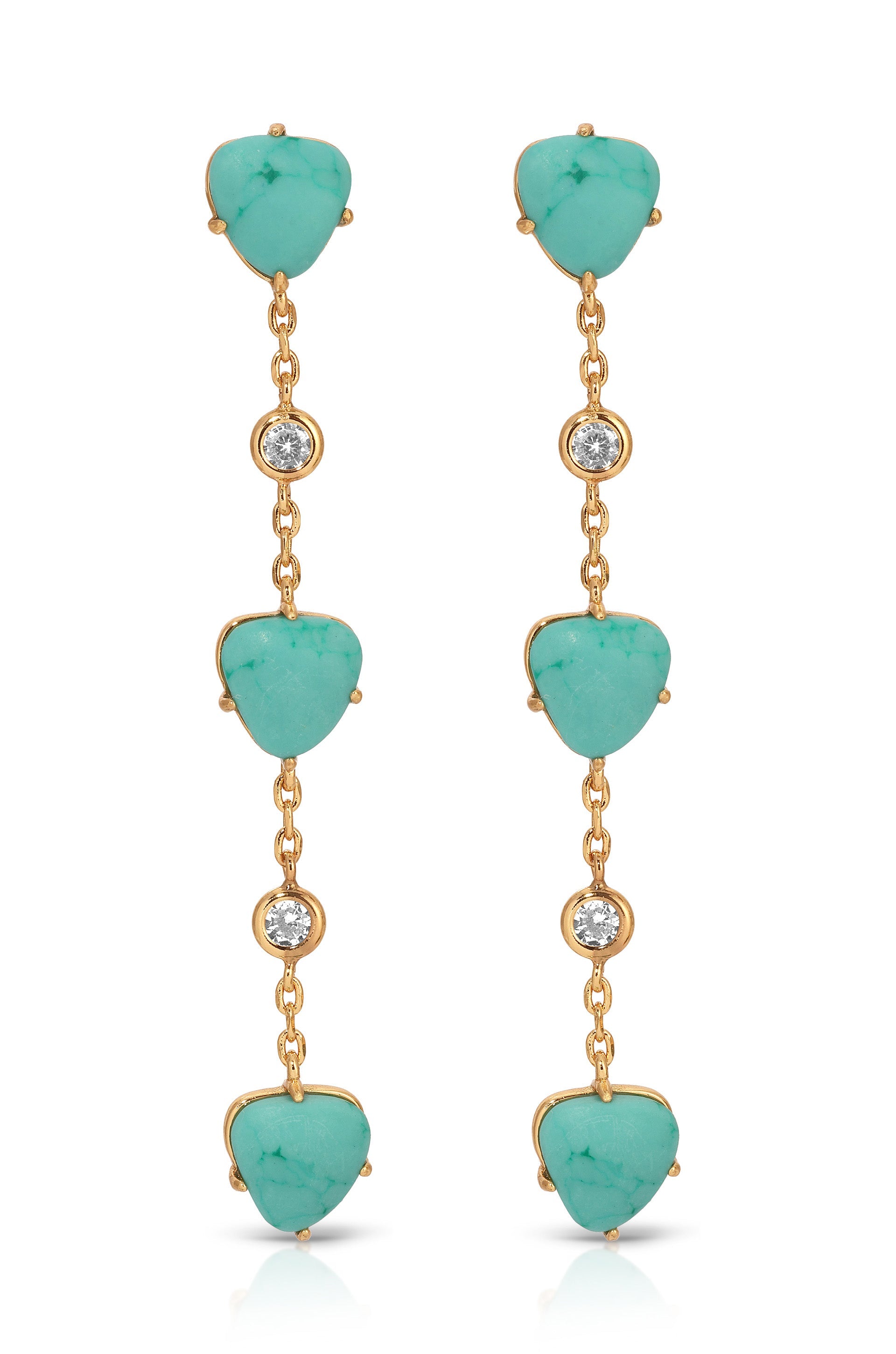 Turquoise Solstice Dangle Earrings