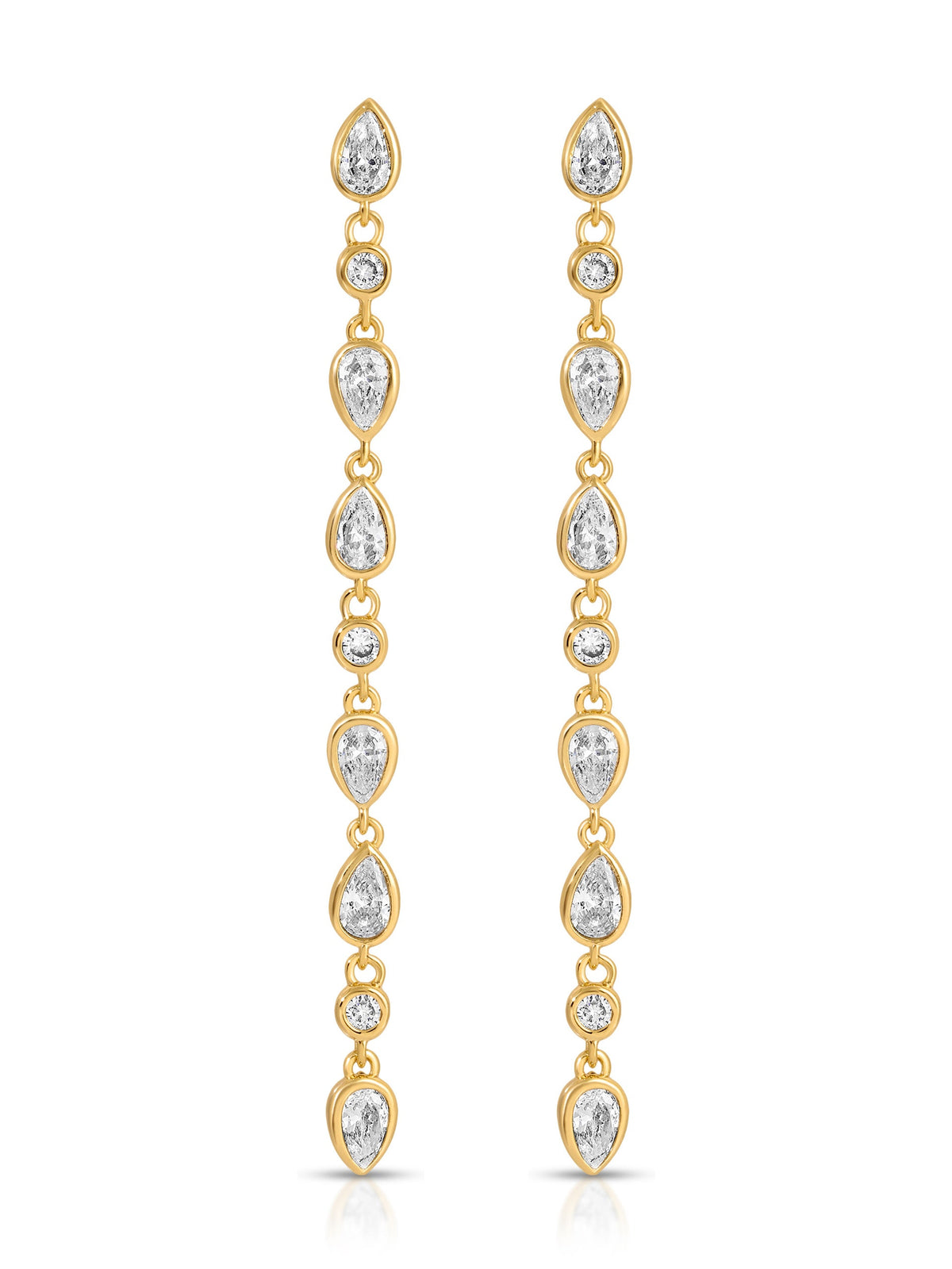 Crystal Rainfall Earrings