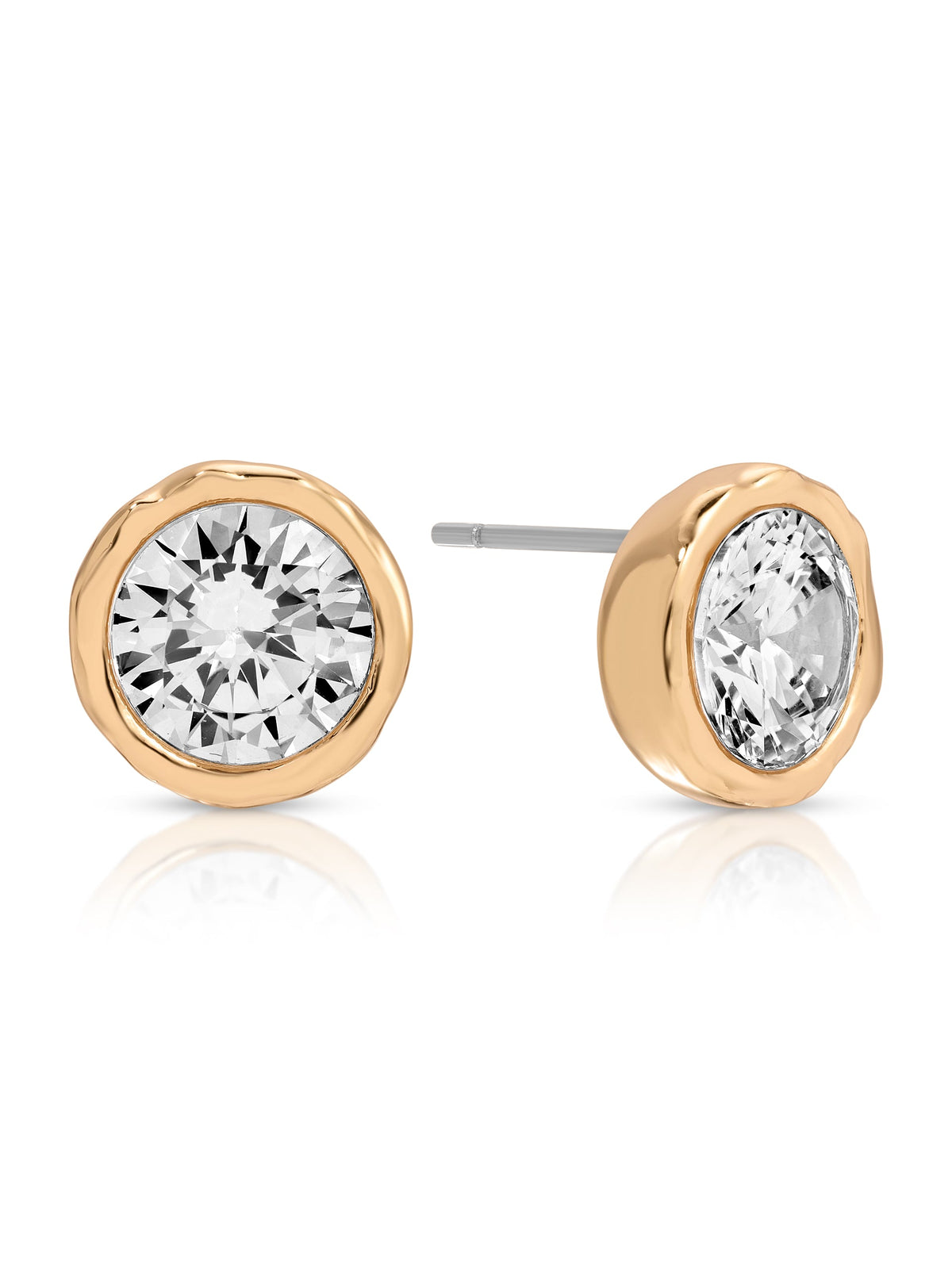 Crystal Luxe Circle Mini Studs