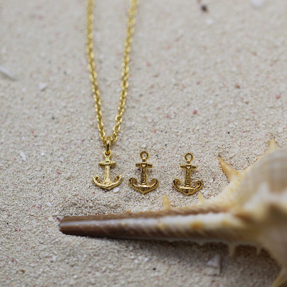 Anchor Stud Earrings