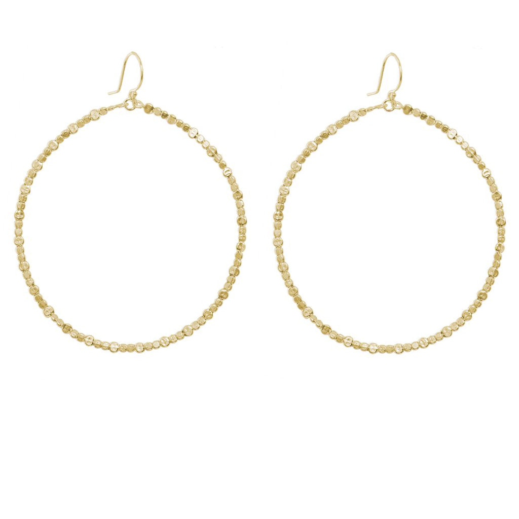 Large Hammered Hoops