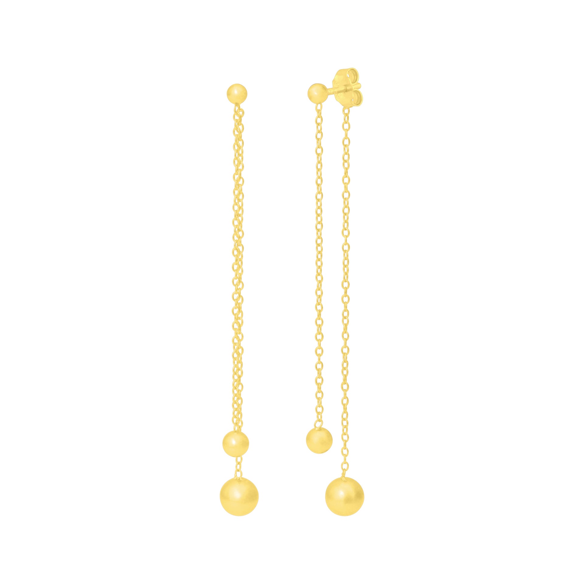 Alina Drop Earrings Gold