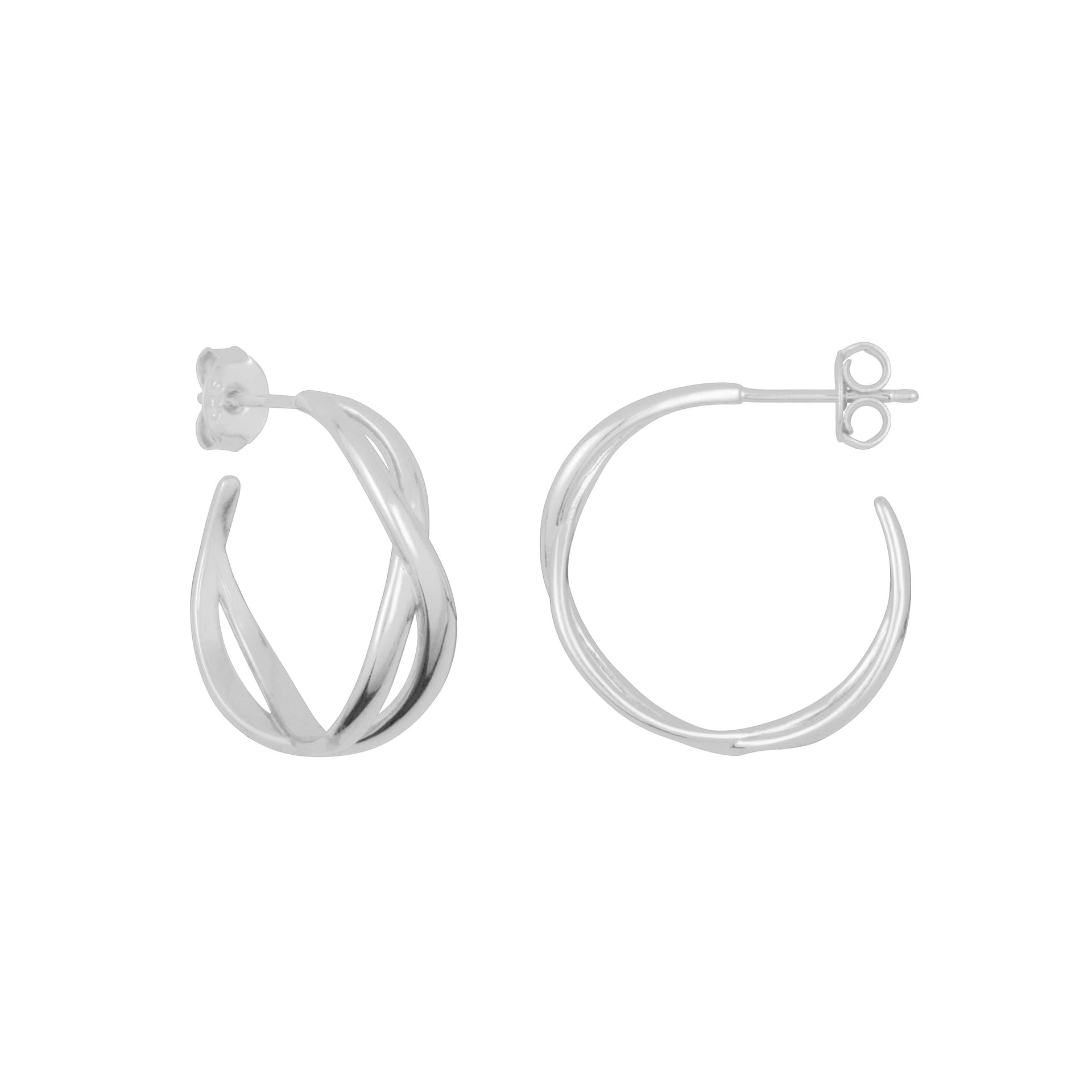 Celine Hoops Silver