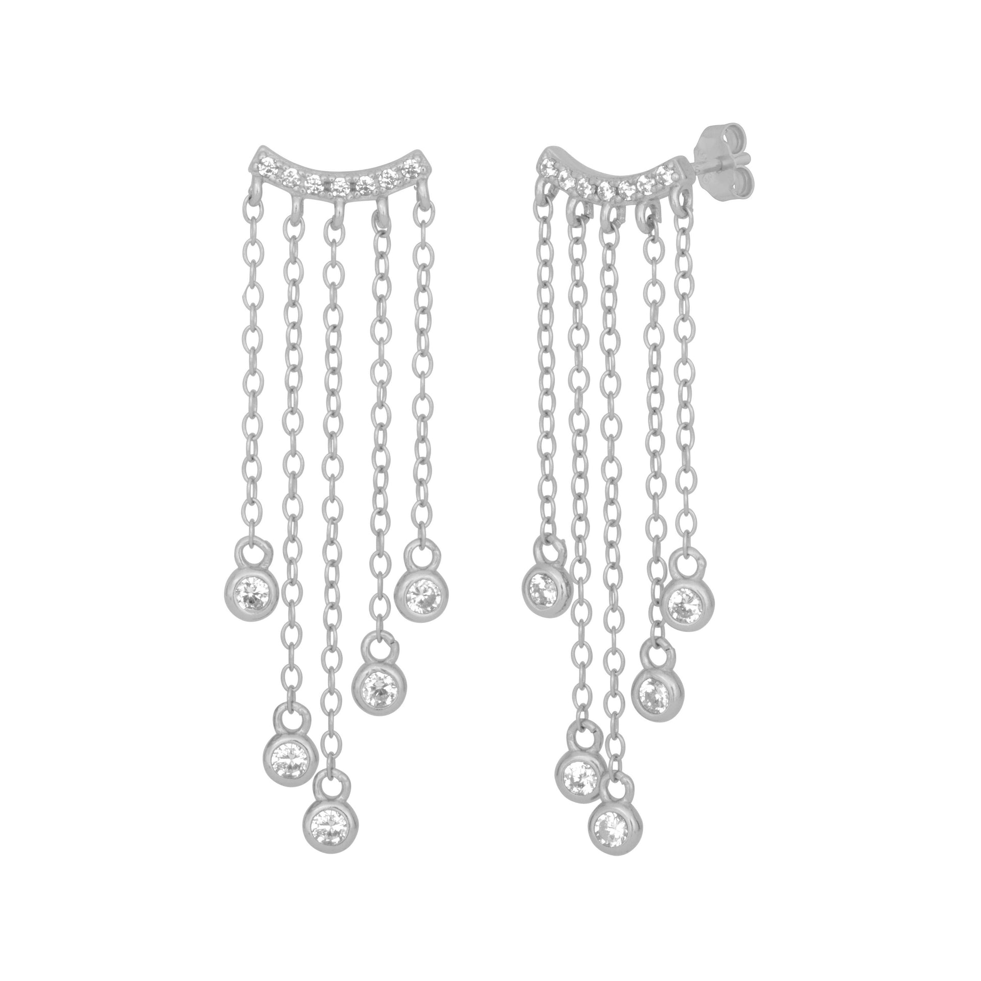 Cleo Earrings Silver