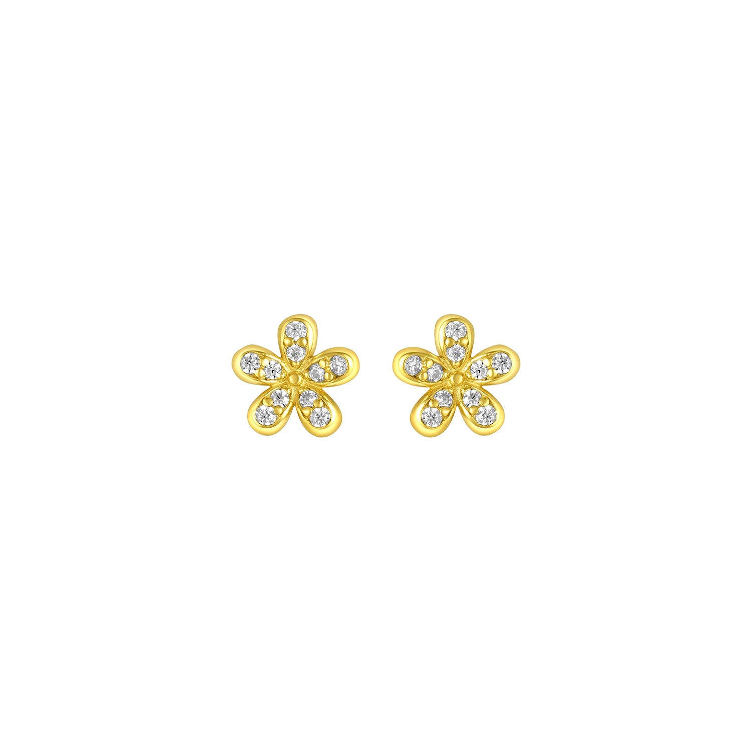 Petite Daisy Stud Gold