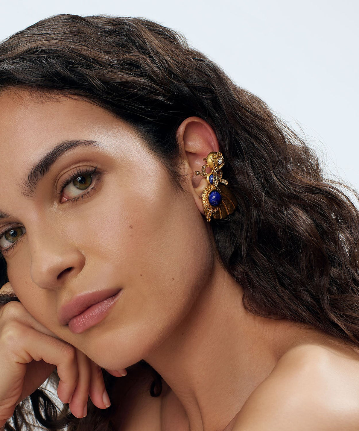 Falena Earrings - Blue