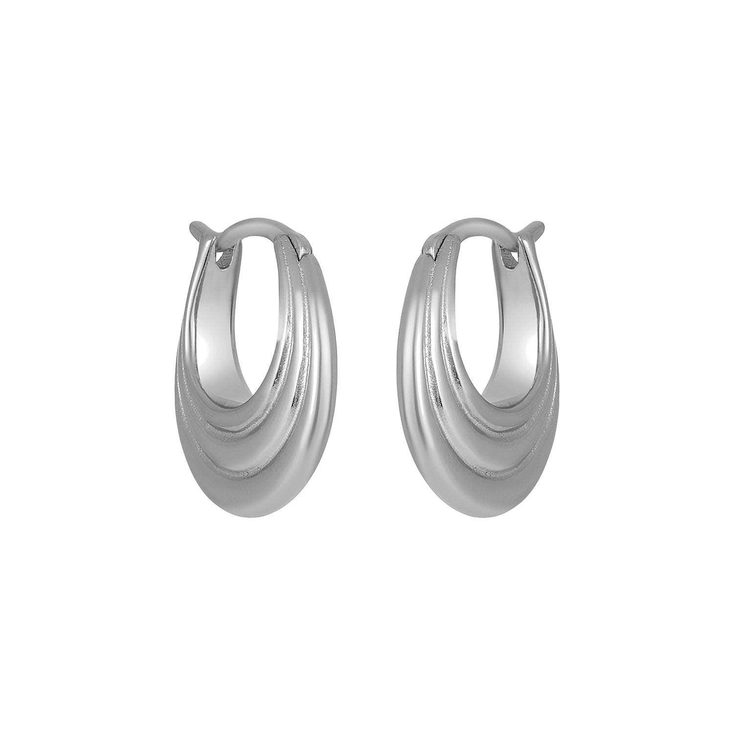 Hattie Hoops Silver