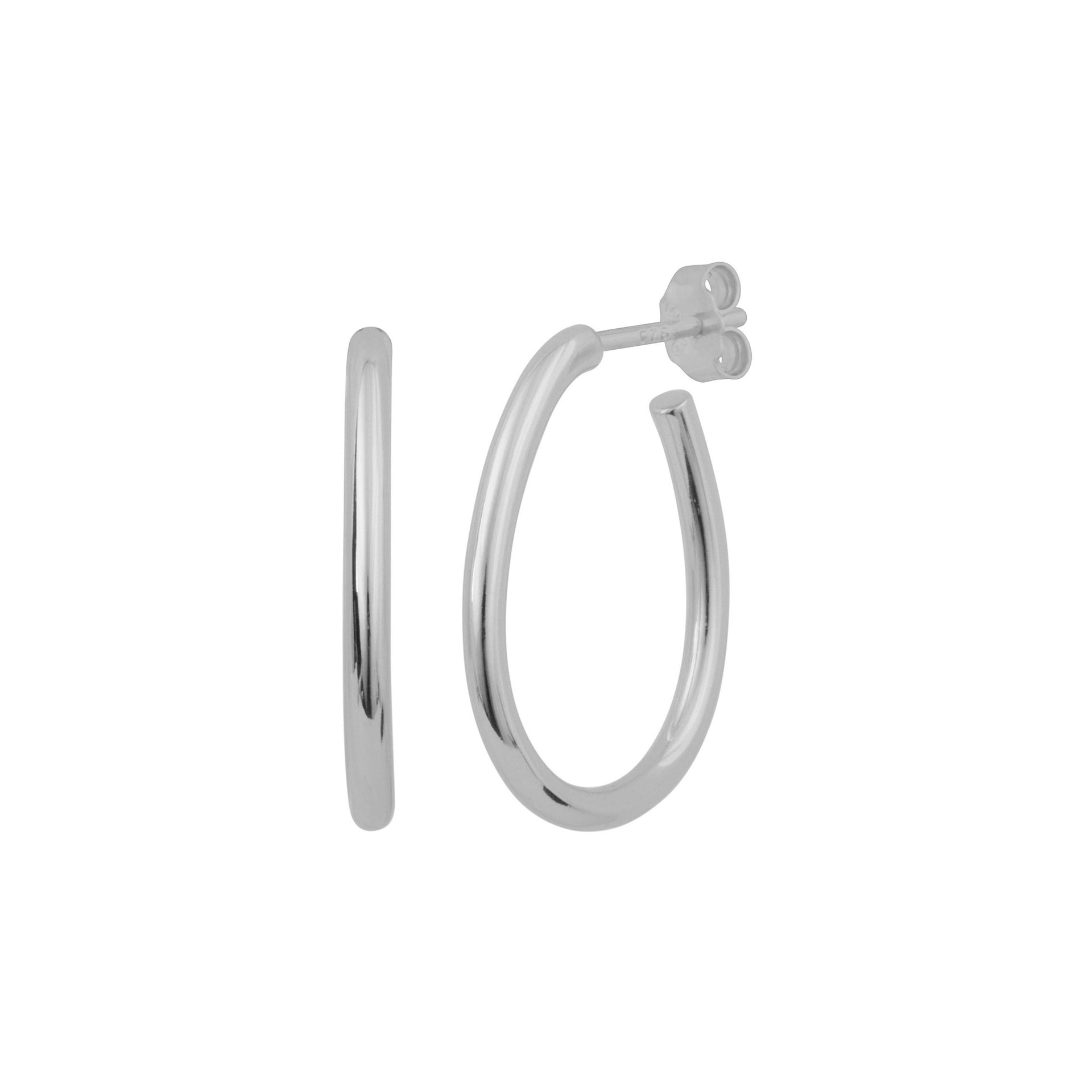 Jocelyn Hoops Silver